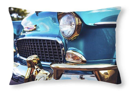 50's Blue - Throw Pillow