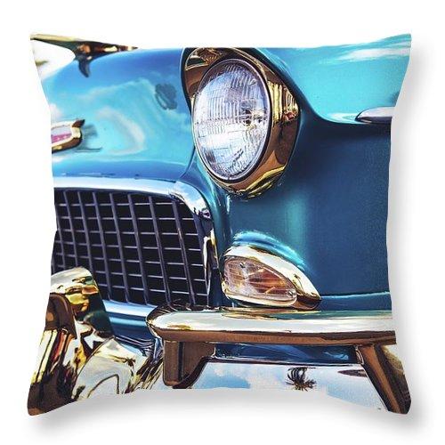 50's Blue - Throw Pillow
