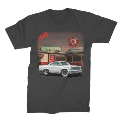 1965 White Galaxie Muscle Car Art Premium Jersey Men's T-Shirt