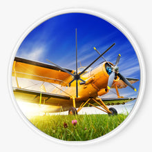 Biplaine sunset 10 inch wall clock