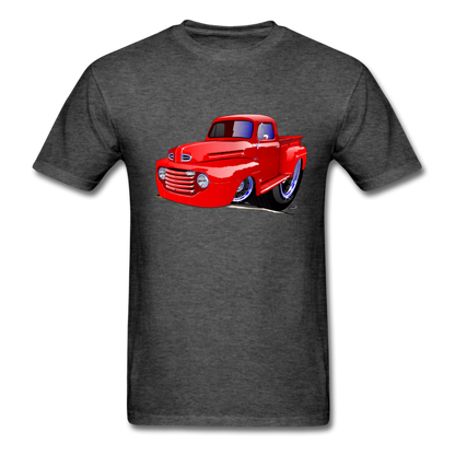 Old Red Truck Men's T-Shirt - heather black