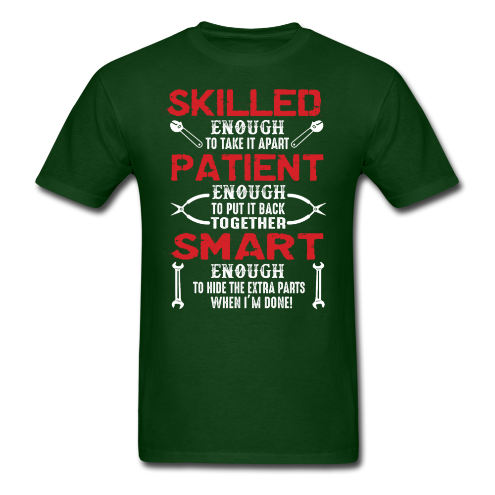Skilled Mechanic Men's T-Shirt - forest green