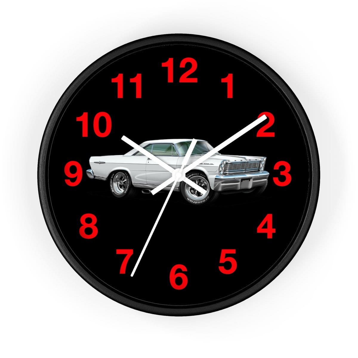 1965 Galaxie Muscle Car Art Wall clock