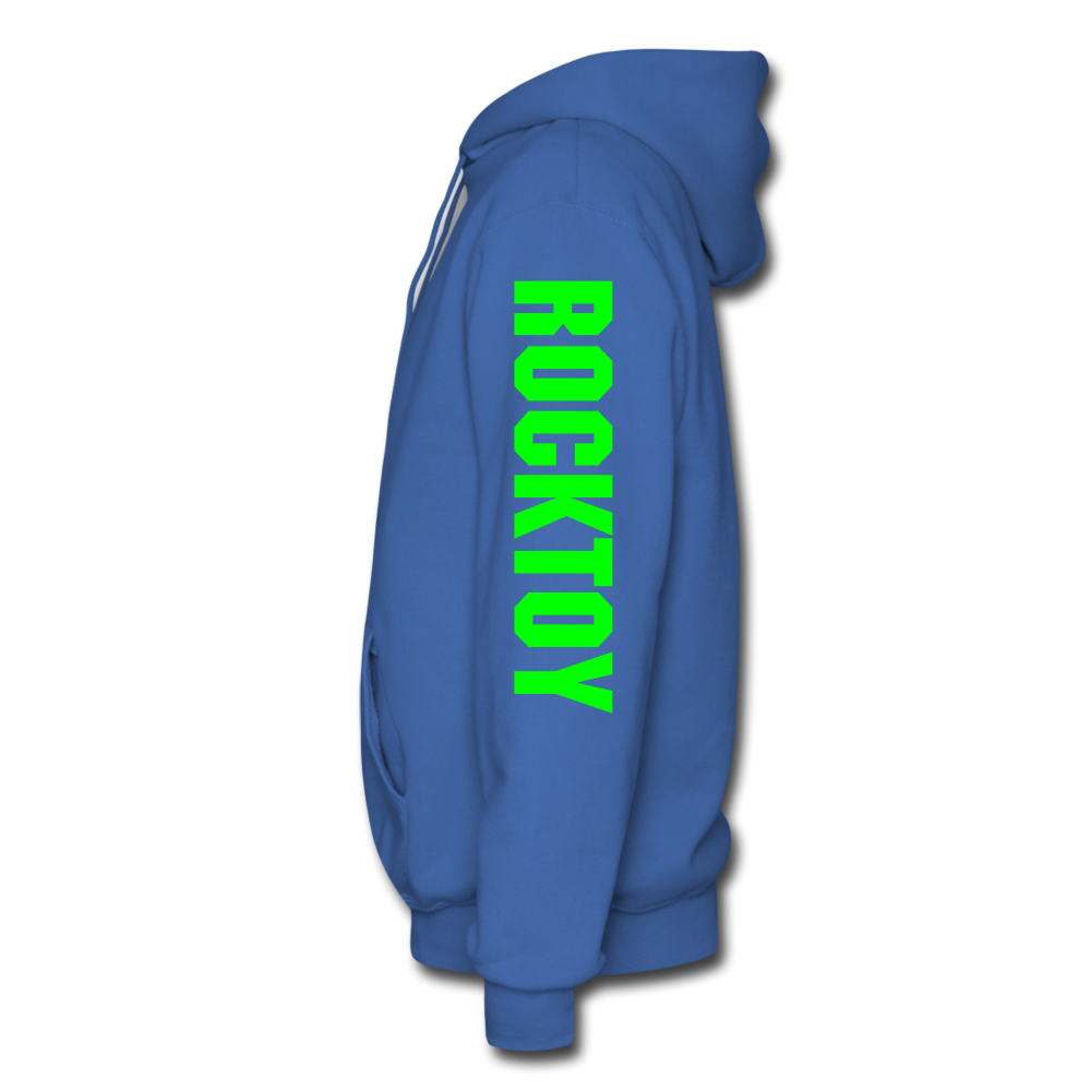 Green Jeep Rocktoy Rock Climber Car Art Men’s Premium Hoodie - royalblue