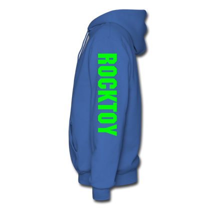 Green Jeep Rocktoy Rock Climber Car Art Men’s Premium Hoodie - royalblue