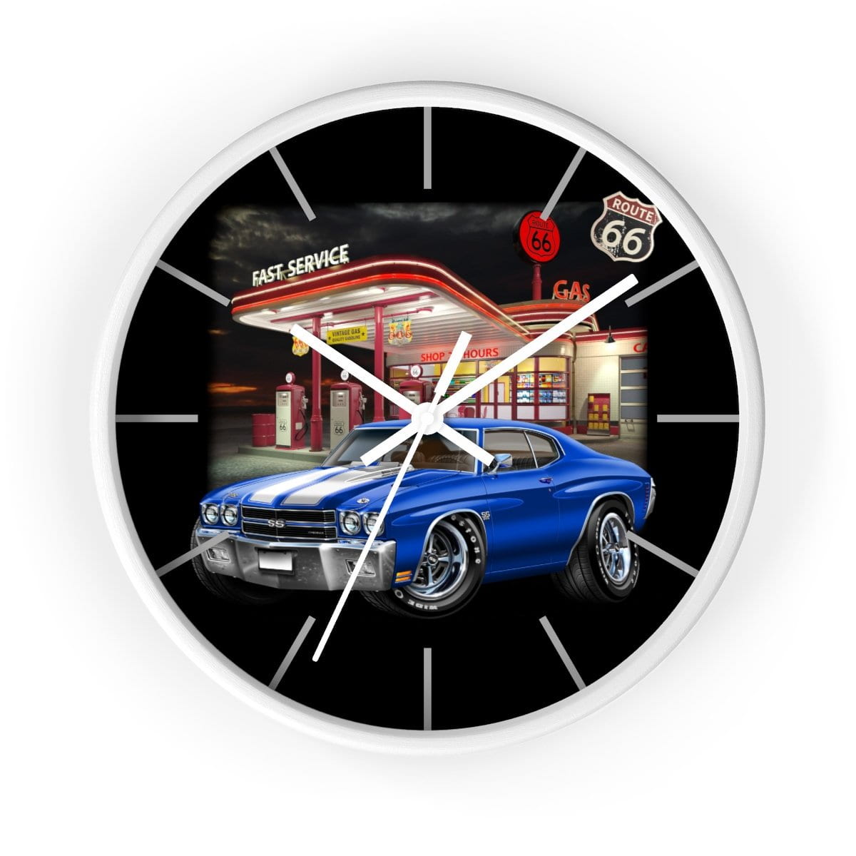 1970 Chevelle Vintage Gas Wall clock