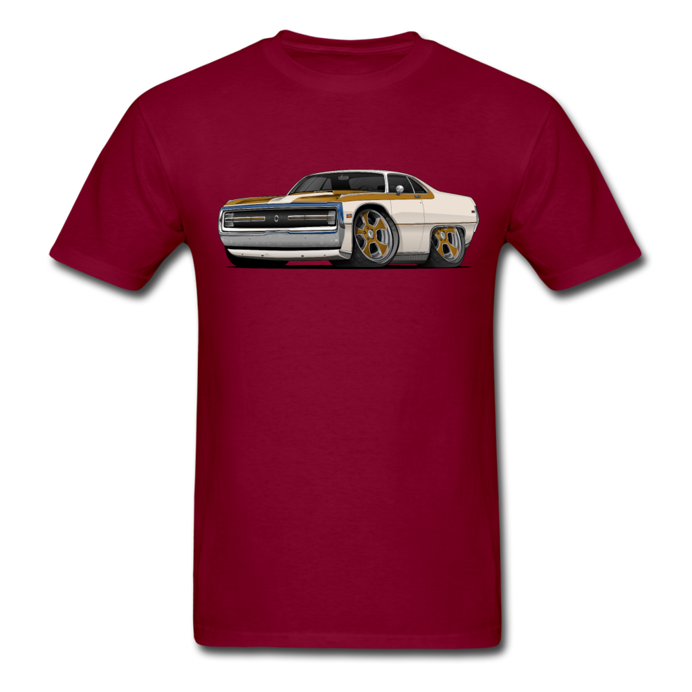 1970 Chrysler 300 Hurst Car Art Men's T-Shirt - burgundy