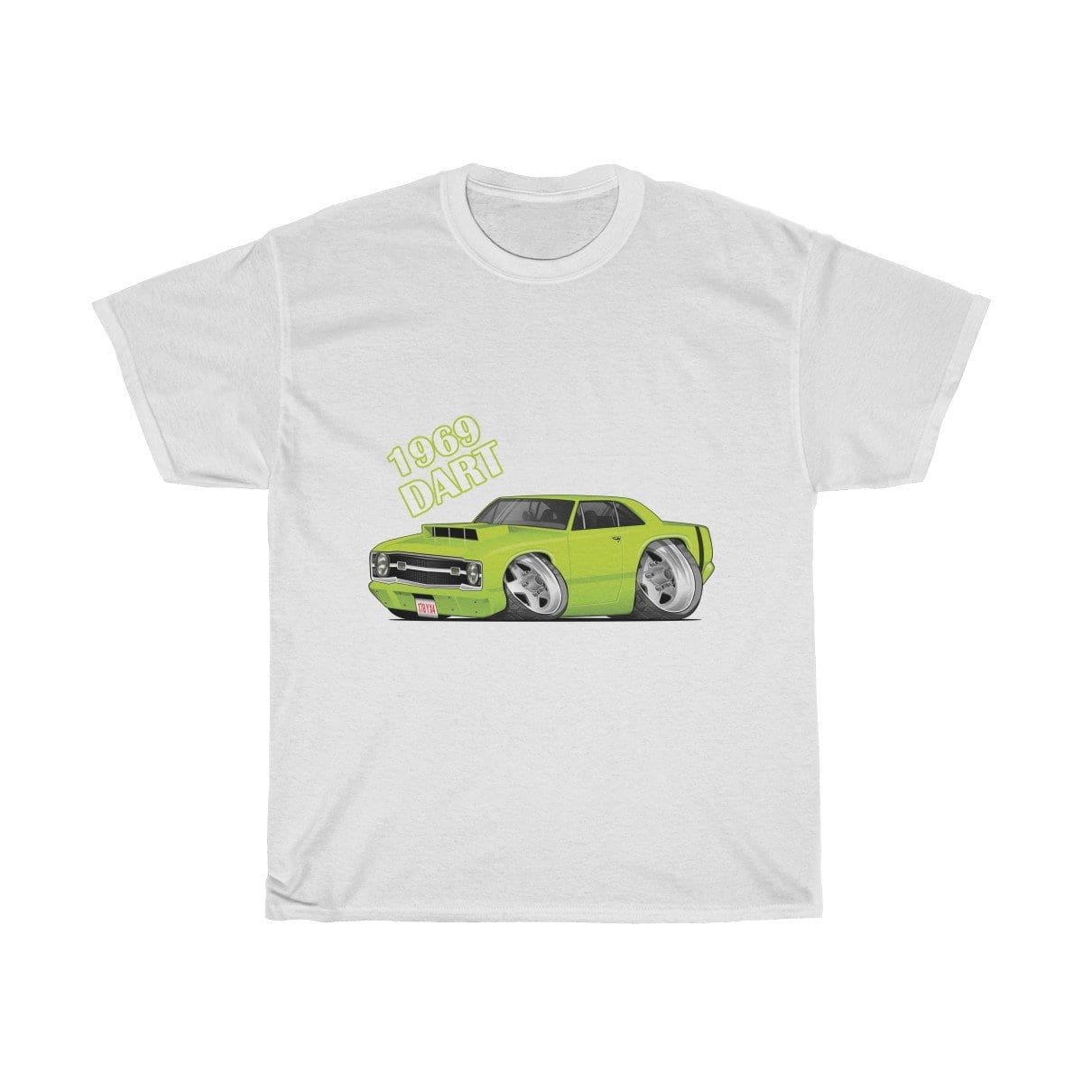 1969 Dart Car Art Unisex Heavy Cotton Tee