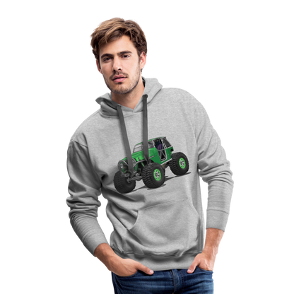 Green Jeep Rocktoy Rock Climber Car Art Men’s Premium Hoodie - heather gray