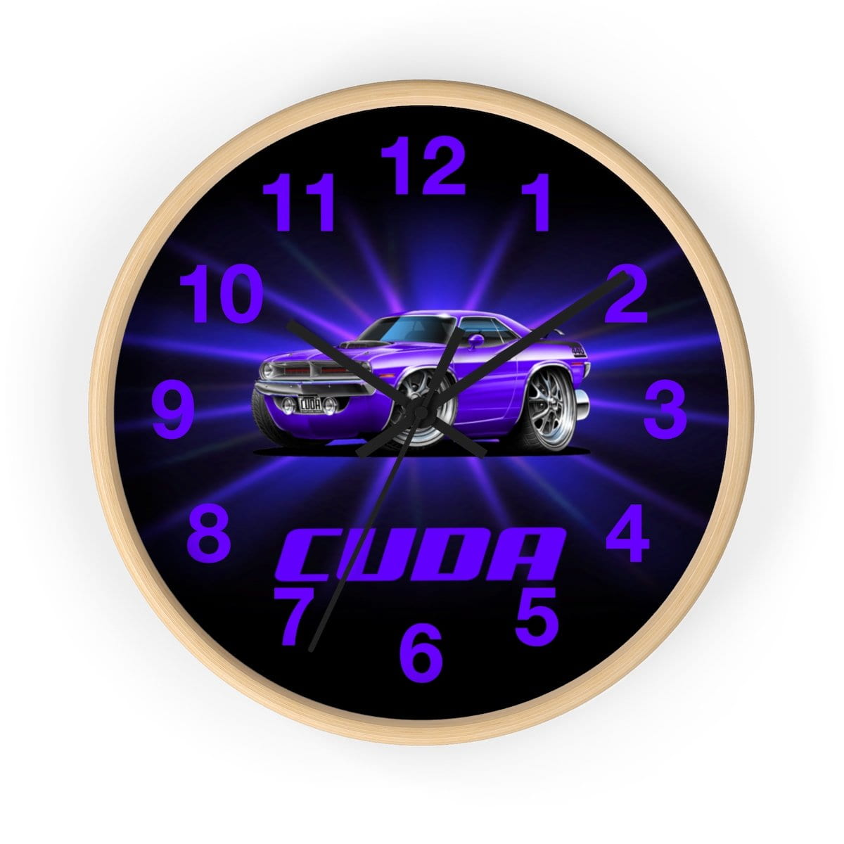 1970 Plymouth Cuda Wall clock