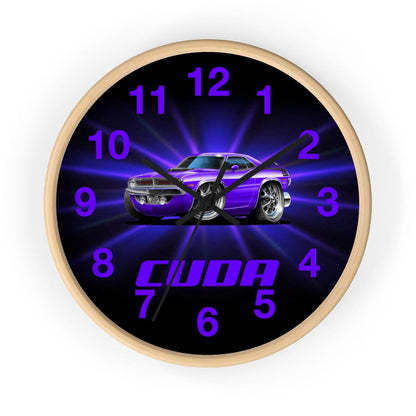 1970 Plymouth Cuda Wall clock