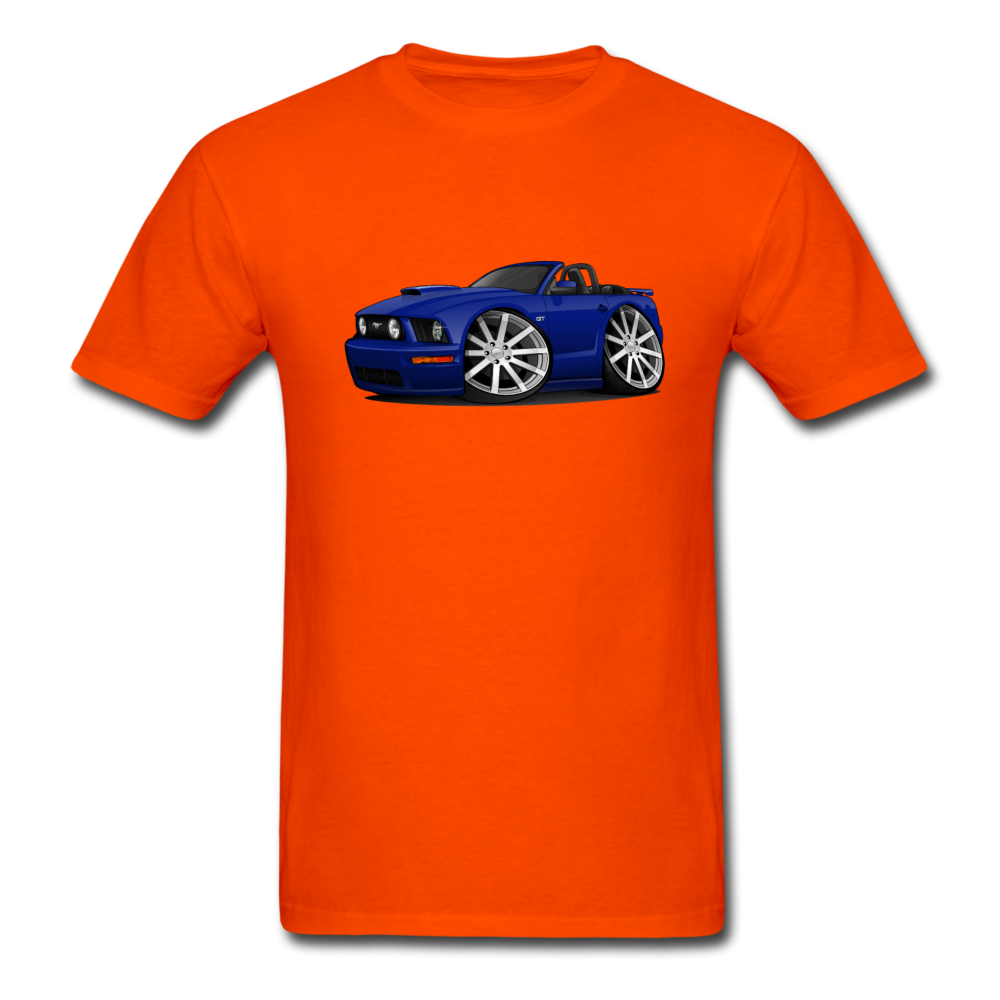 Mustang Convertible Men's T-Shirt - orange