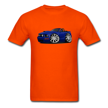 Mustang Convertible Men's T-Shirt - orange
