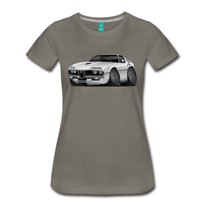 1971 Alfa Romeo Montreal Women’s Premium T-Shirt - asphalt gray