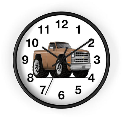 1986 4X4 Truck Car Art Wall clock