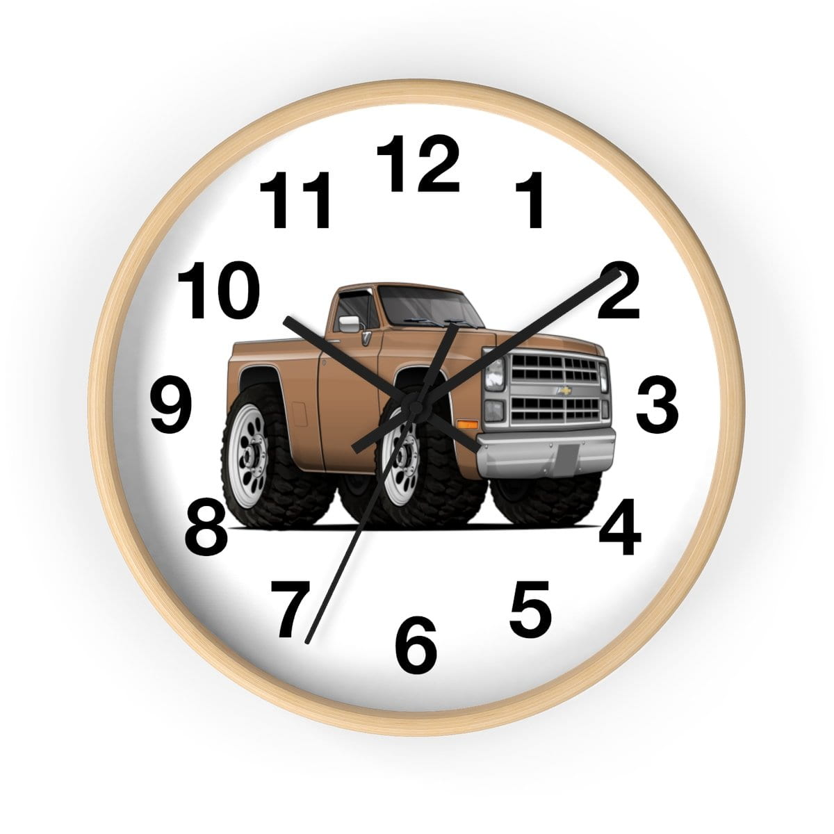 1986 4X4 Truck Car Art Wall clock
