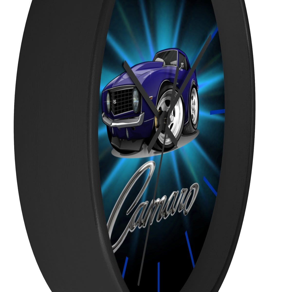 1st Generation Camaro Purple Wall clock