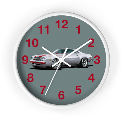 1975 Chevelle Laguna S3 Muscle Car Art Wall clock