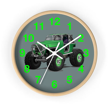 Jeep 4x4 Rocktoy Rock Climber Car Art Wall clock