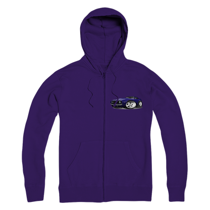 1st Generation Purple Camaro Premium Adult Zip Hoodie
