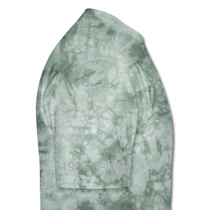 1967 Ford F-100 Men's T-Shirt - military green tie dye