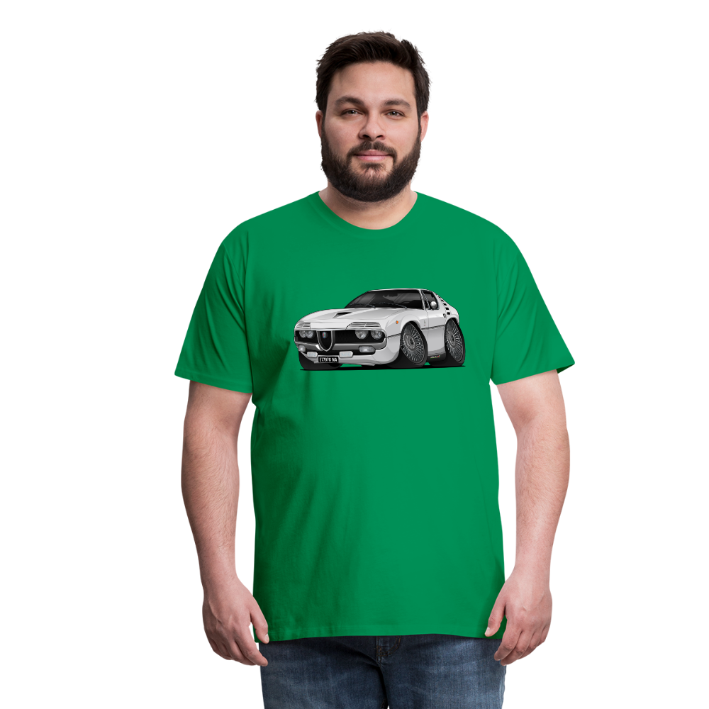 1971 Alfa Romeo Montreal Car Art Men's Premium T-Shirt - kelly green