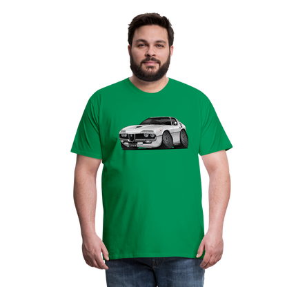 1971 Alfa Romeo Montreal Car Art Men's Premium T-Shirt - kelly green