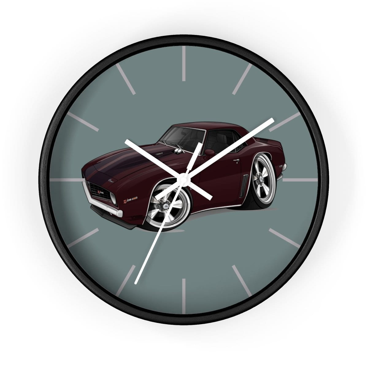 1969 Camaro Z28 Muscle Car Art Wall clock