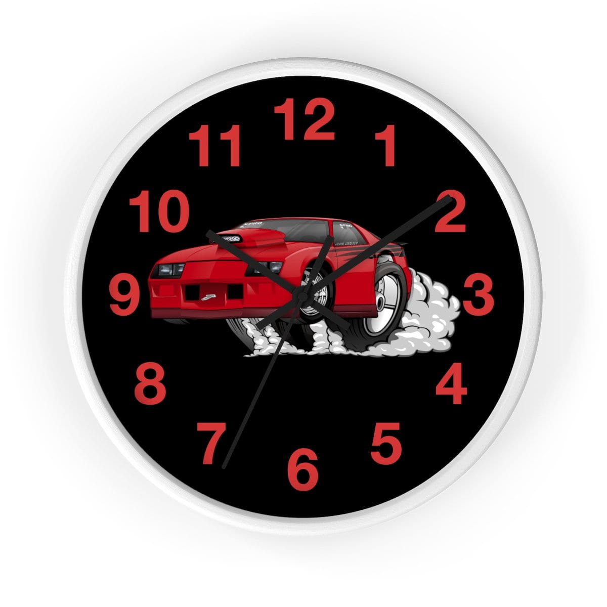 3rd Generation Camaro Drag Car Wall clock