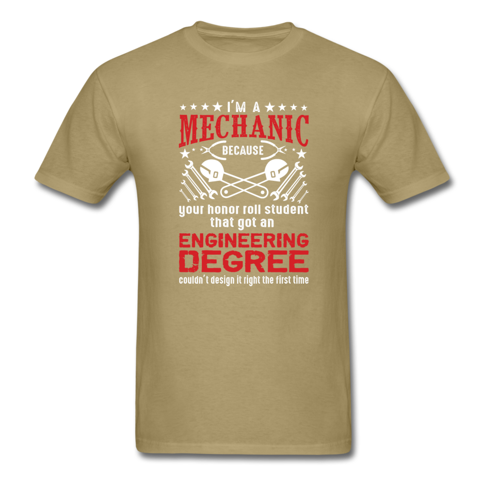 I'm a Mechanic Men's T-Shirt - khaki