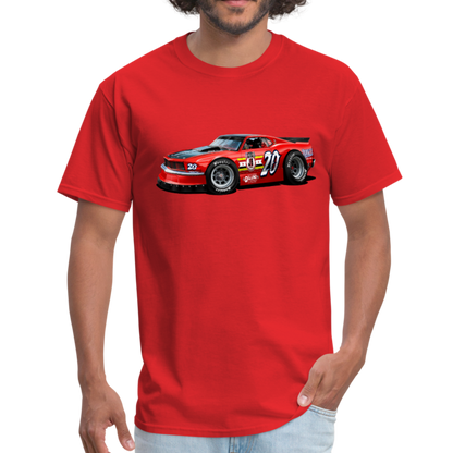 Mustang Race Car Men's T-Shirt - red