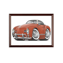 Volkswagen Cartoon Car art Sublimation Wall Plaque