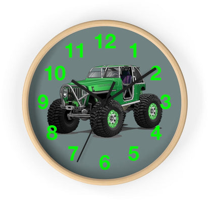 Jeep 4x4 Rocktoy Rock Climber Car Art Wall clock