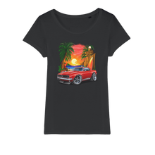 1967 Camaro SS Margaritaville Beach Car Art Organic Jersey Womens T-Shirt