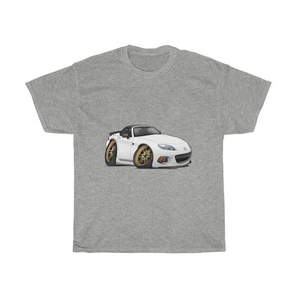 White Car Art Unisex Heavy Cotton Tee
