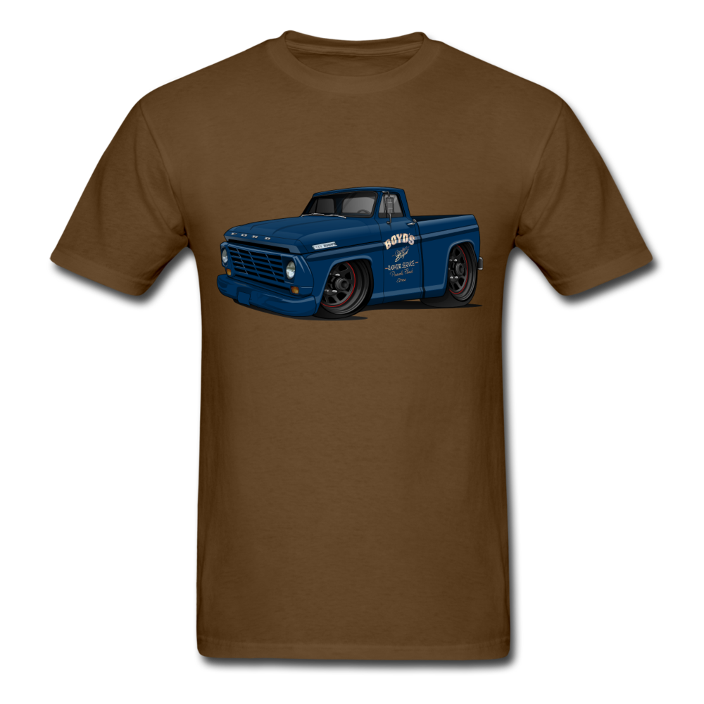 1967 Ford F-100 Men's T-Shirt - brown