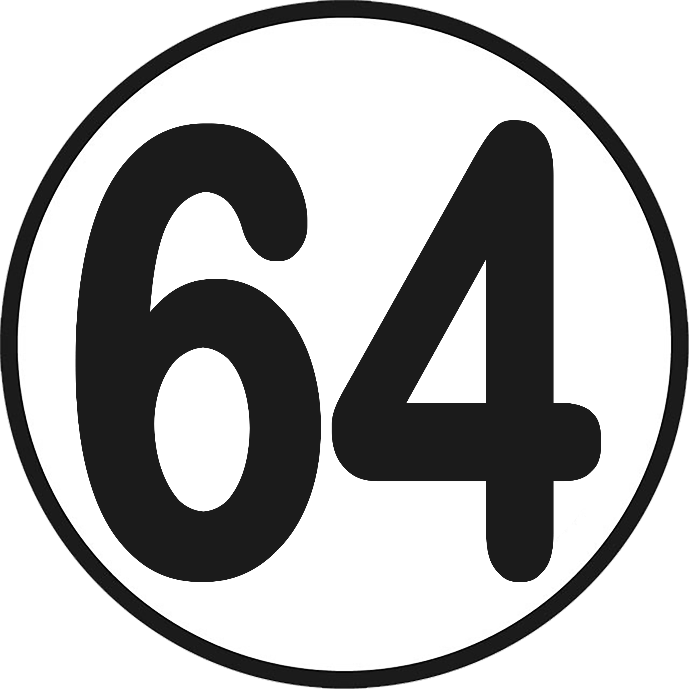 Number 64 Herbie the Luv Bug color decal sticker