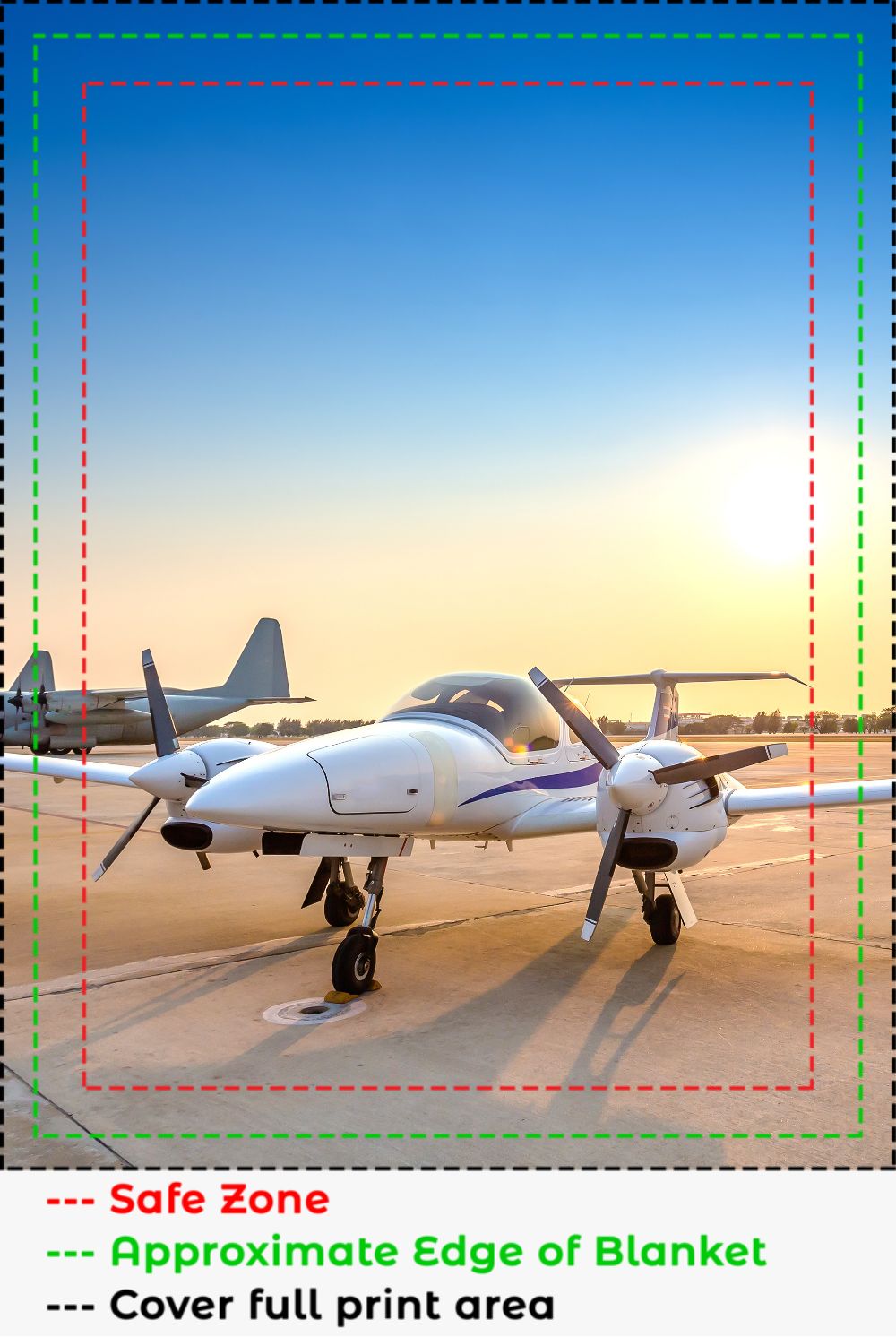 Runway Plane Blanket