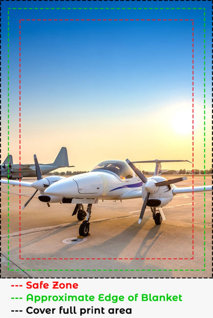 Runway Plane Blanket