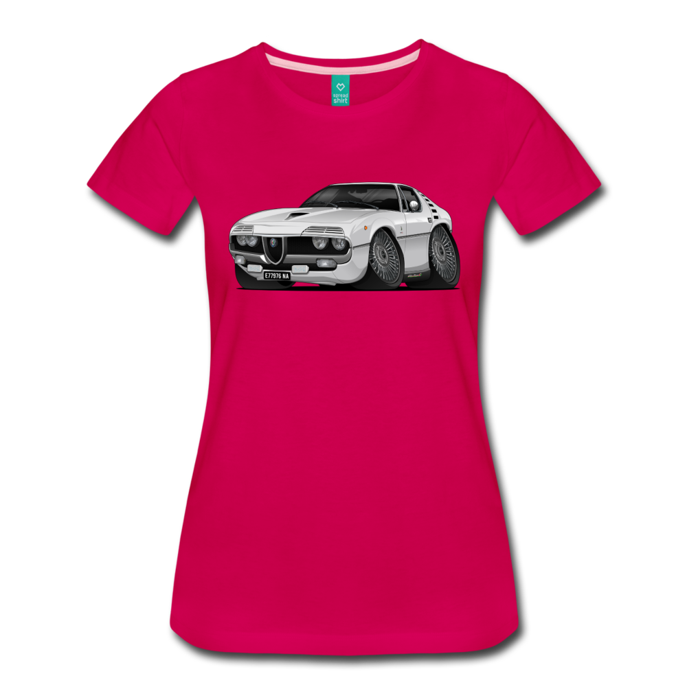 1971 Alfa Romeo Montreal Women’s Premium T-Shirt - dark pink