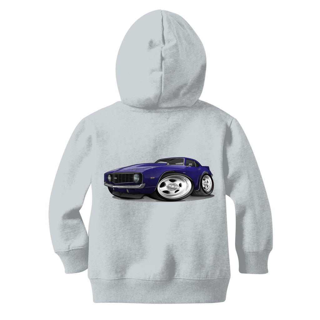 1st Generation Purple Camaro Classic Kids Zip Hoodie
