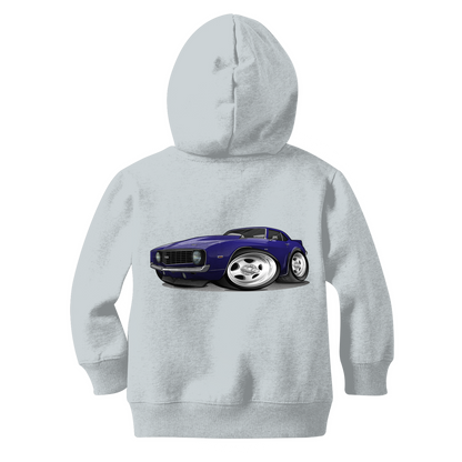1st Generation Purple Camaro Classic Kids Zip Hoodie