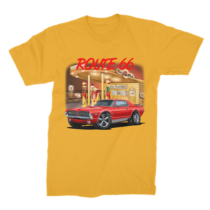 Gas Station Mercury Cougar Premium Jersey Men's T-Shirt