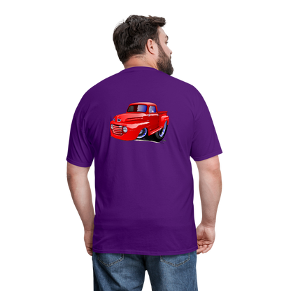 Old Red Truck Version B Men's T-Shirt - purple