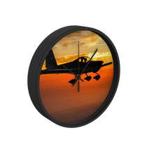 RV-12 Sunset Flight 10 inch wall clock