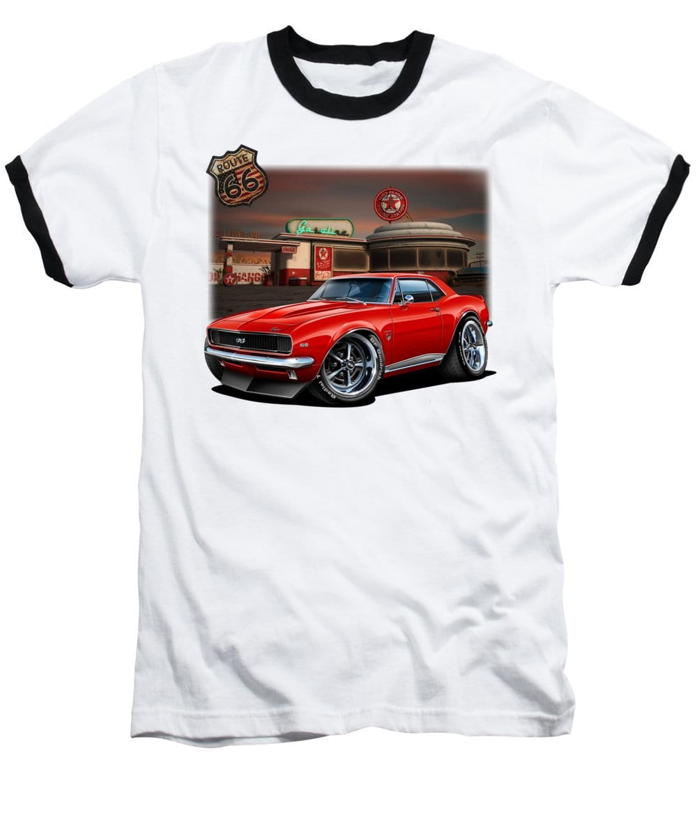 67 Camaro Muscle Car - Baseball T-Shirt