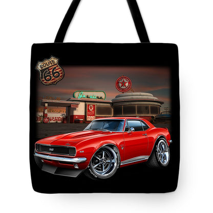 67 Camaro Muscle Car - Tote Bag