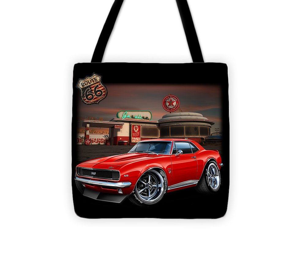 67 Camaro Muscle Car - Tote Bag