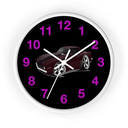 1969 Camaro Z28 Muscle Car Art Wall clock