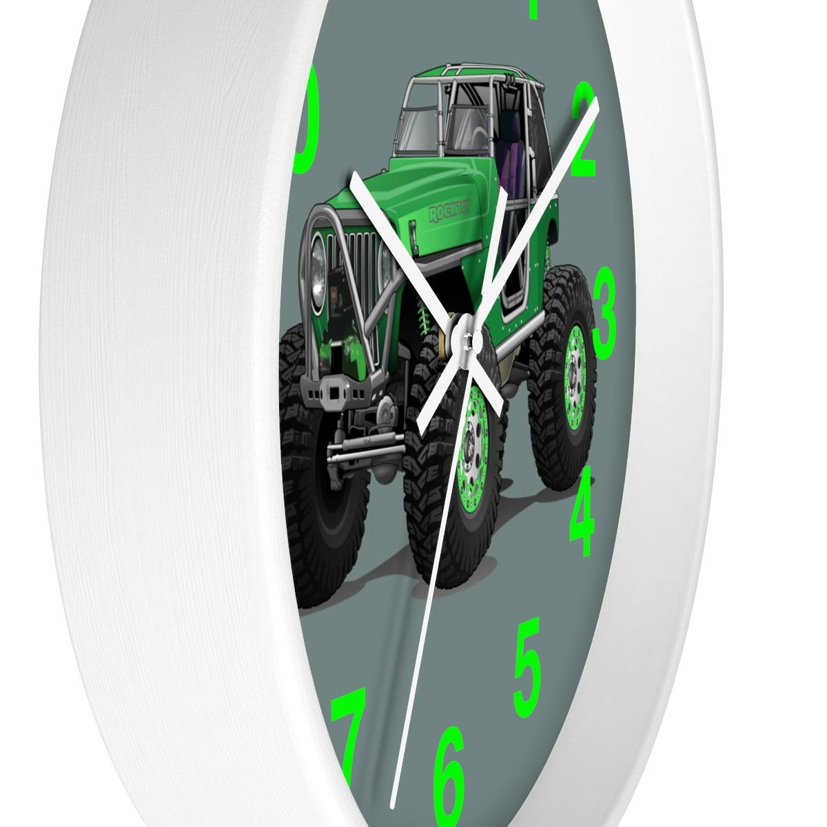 Jeep 4x4 Rocktoy Rock Climber Car Art Wall clock